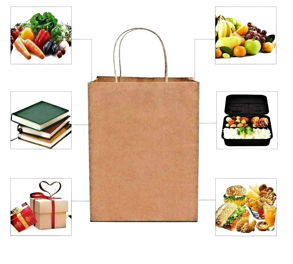 Our paper bags are more durable and can be used for multipurpose items packaging