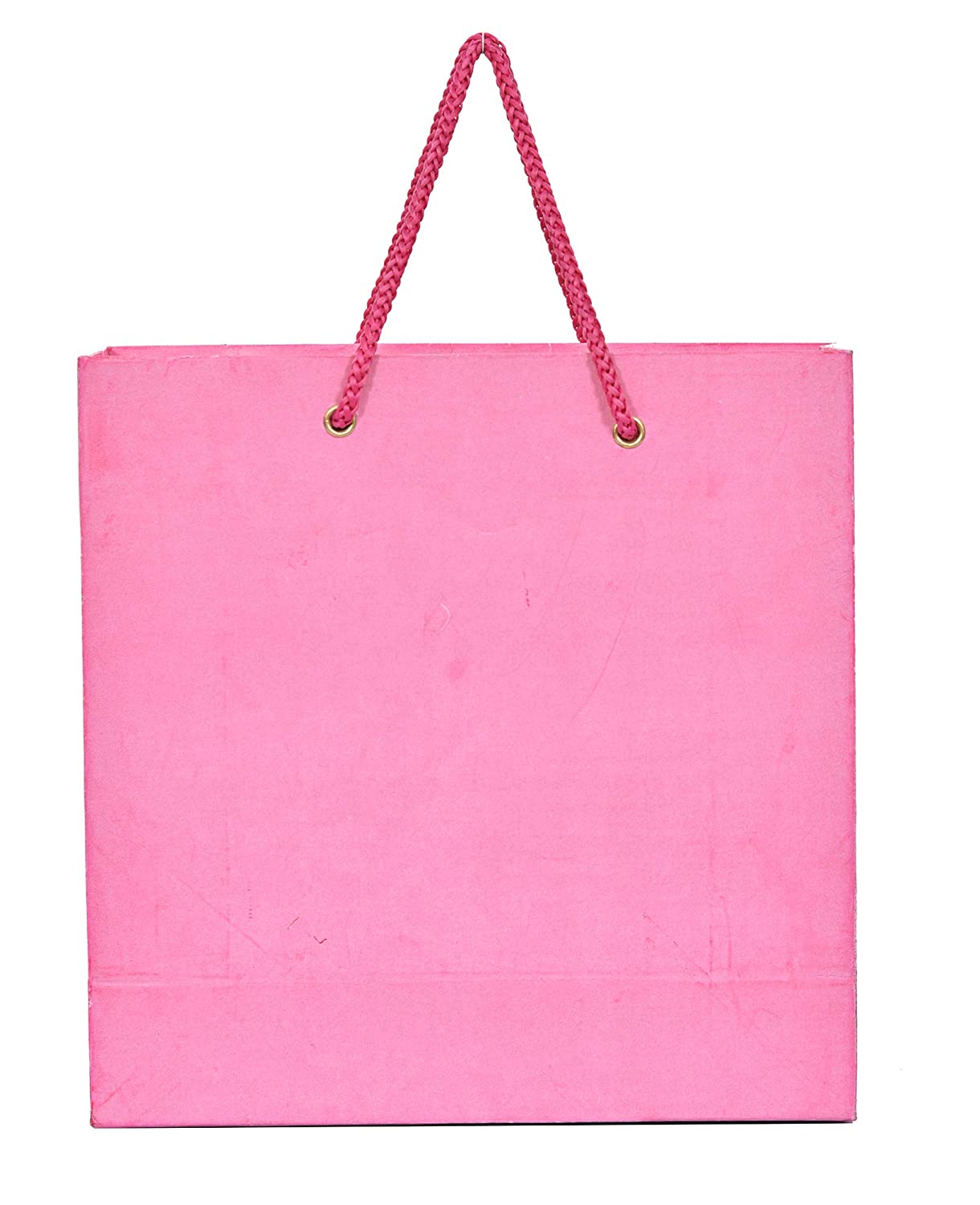 4pcs Solid Gift Bag, Hot Pink Paper Handheld Shopping Bag For Home, Outdoor  | SHEIN